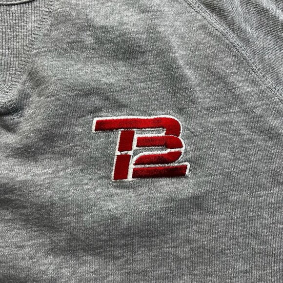 TB12 Sweatshirt Mens S Small Gray Pullover Athletic Sweater Tom Brady Adult - Picture 6 of 13